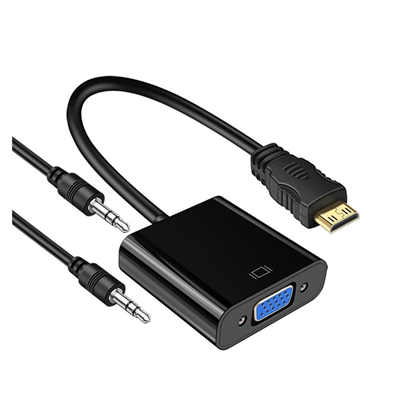 HDMI to VGA converter with audio
